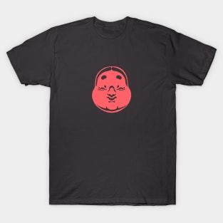 Traditional Japanese Masks, Okame with red ink T-Shirt